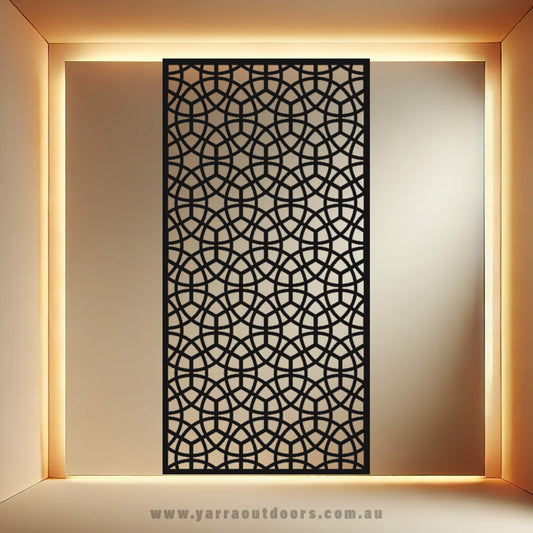 Arcadia Grid Panel - CORTEN Steel / Powder Coated Decorative Wall Panel