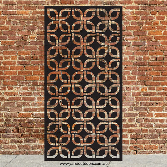 BALI - CORTEN Steel / Powder Coated Decorative Wall Panel
