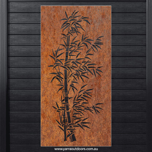 Bamboo - CORTEN Steel / Powder Coated Decorative Wall Panel