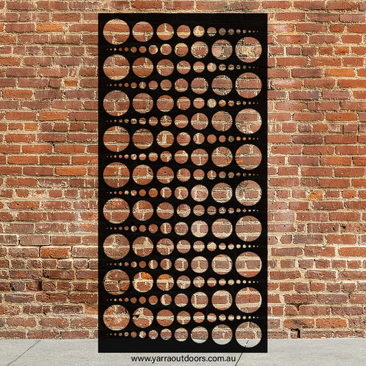 Circles - CORTEN Steel / Powder Coated Decorative Wall Panel
