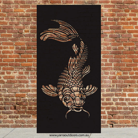 Fish - CORTEN Steel / Powder Coated Decorative Wall Panel