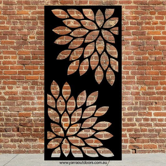 Floral - CORTEN Steel / Powder Coated Decorative Wall Panel