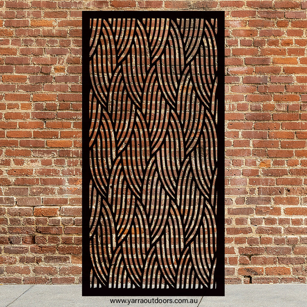 Flow Leaf - CORTEN Steel / Powder Coated Decorative Wall Panel