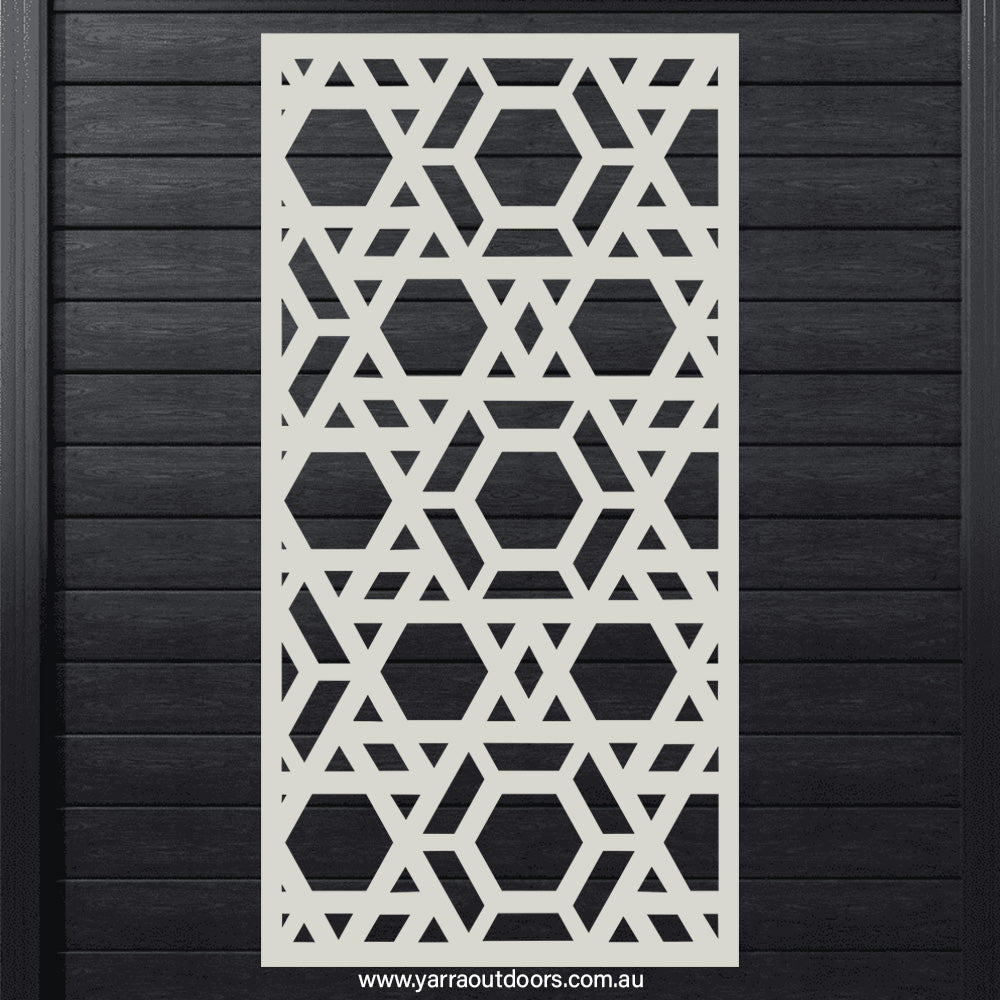 Hexa - CORTEN Steel / Powder Coated Decorative Wall Panel