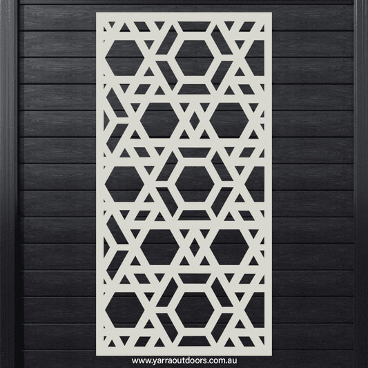 Hexa - CORTEN Steel / Powder Coated Decorative Wall Panel