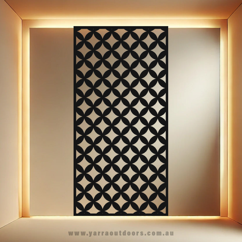 Lunar Weave Panel - CORTEN Steel / Powder Coated Decorative Wall Panel