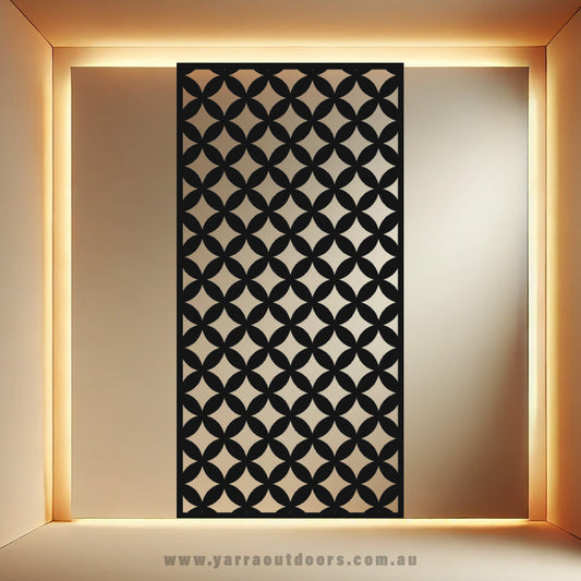 Lunar Weave Panel - CORTEN Steel / Powder Coated Decorative Wall Panel