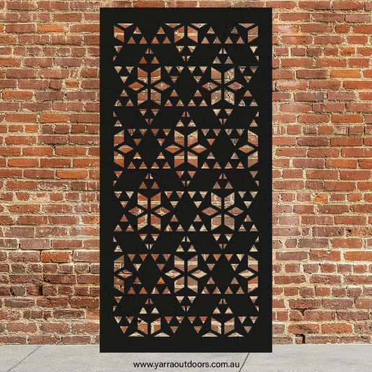 Malibu - CORTEN Steel / Powder Coated Decorative Wall Panel