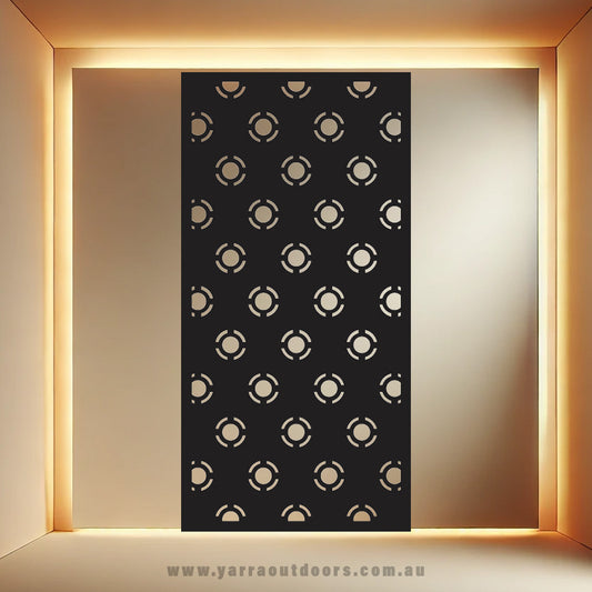 Orbit Array Panel - CORTEN Steel / Powder Coated Decorative Wall Panel