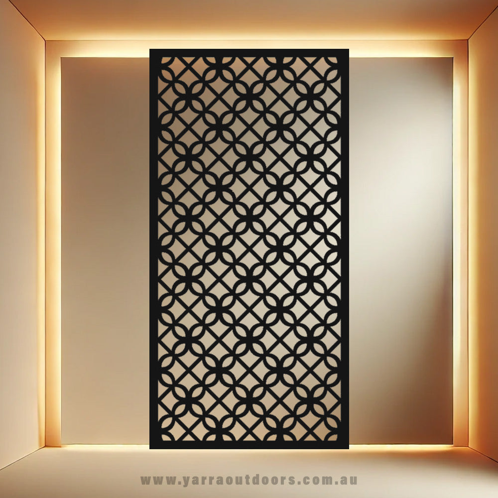 Ornate Weave Panel - CORTEN Steel / Powder Coated Decorative Wall Panel