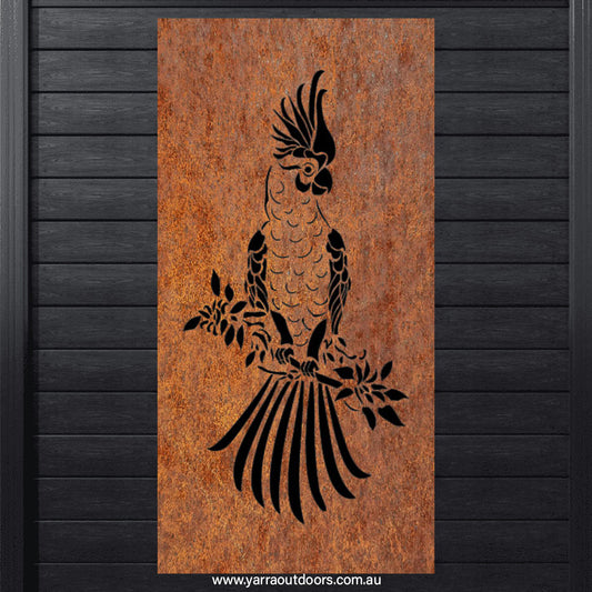 Parrot - CORTEN Steel / Powder Coated Decorative Wall Panel