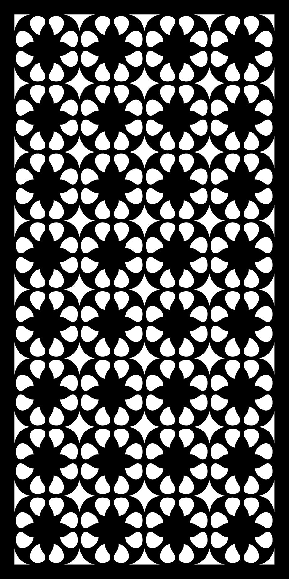 Petal Mosaic - CORTEN Steel / Powder Coated Decorative Wall Panel