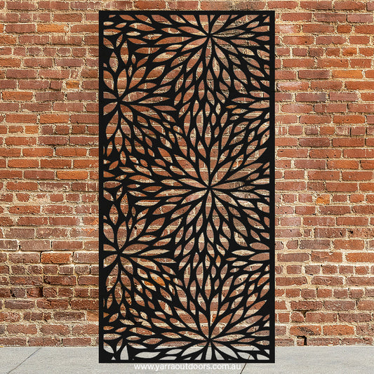 Petals 2 - CORTEN Steel / Powder Coated Decorative Wall Panel