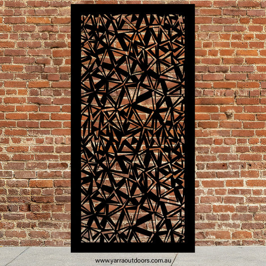 Prism Break Panel - CORTEN Steel / Powder Coated Decorative Wall Panel