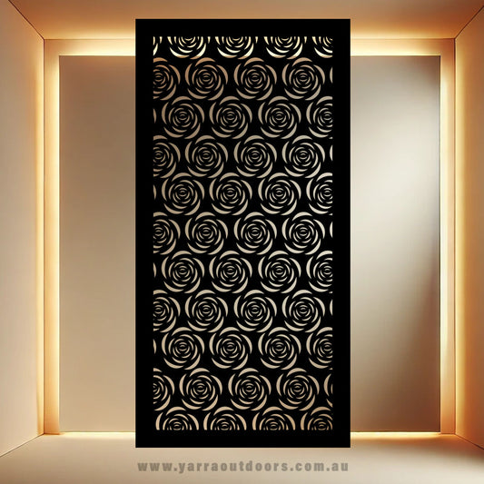 Roselle Panel Panel - CORTEN Steel / Powder Coated Decorative Wall Panel