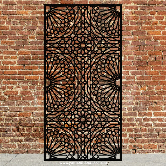 Snowflakes  - CORTEN Steel / Powder Coated Decorative Wall Panel