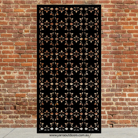 Star - CORTEN Steel / Powder Coated Decorative Wall Panel