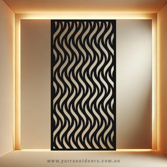 Wave - CORTEN Steel / Powder Coated Decorative Wall Panel