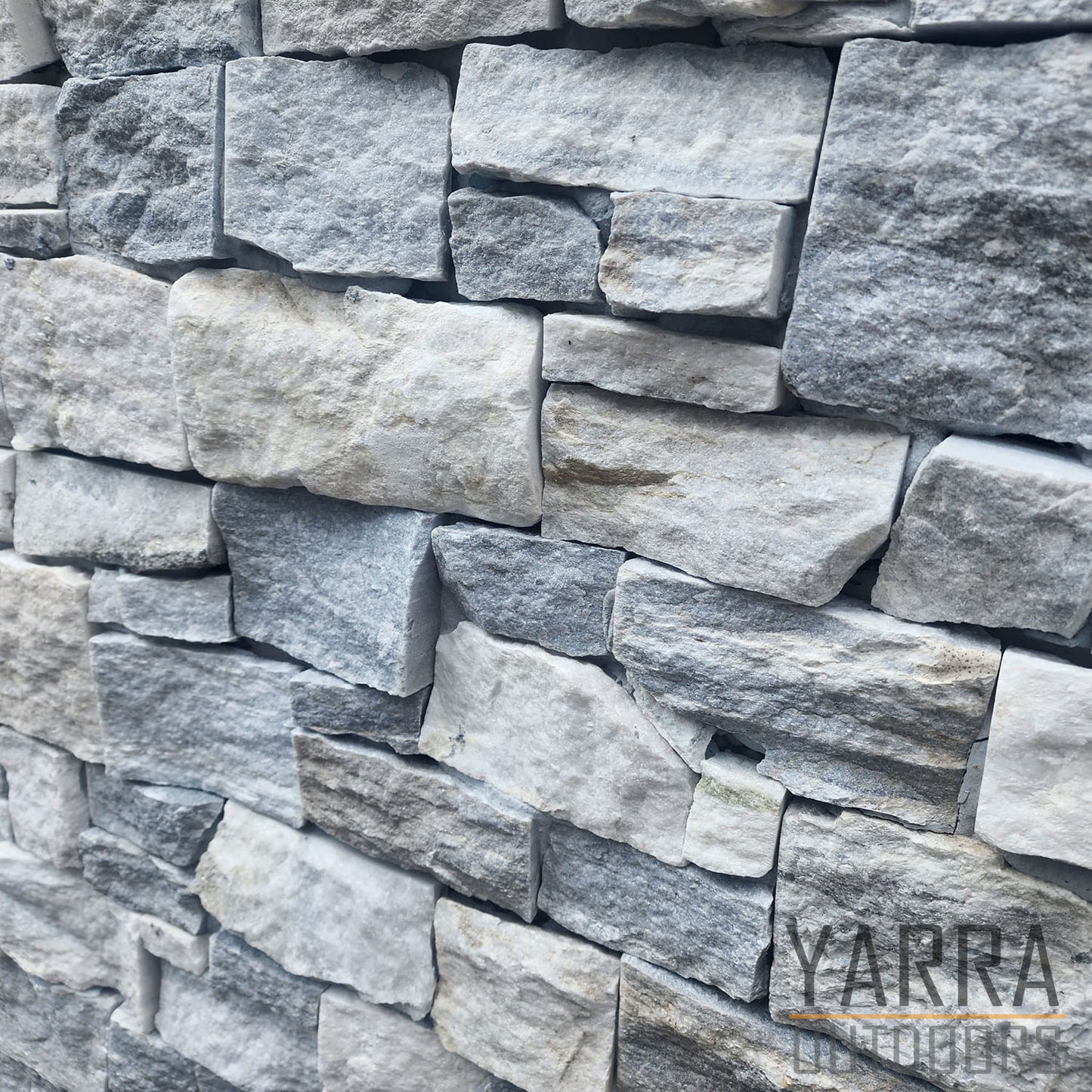 Cloudy White Ledge Stone