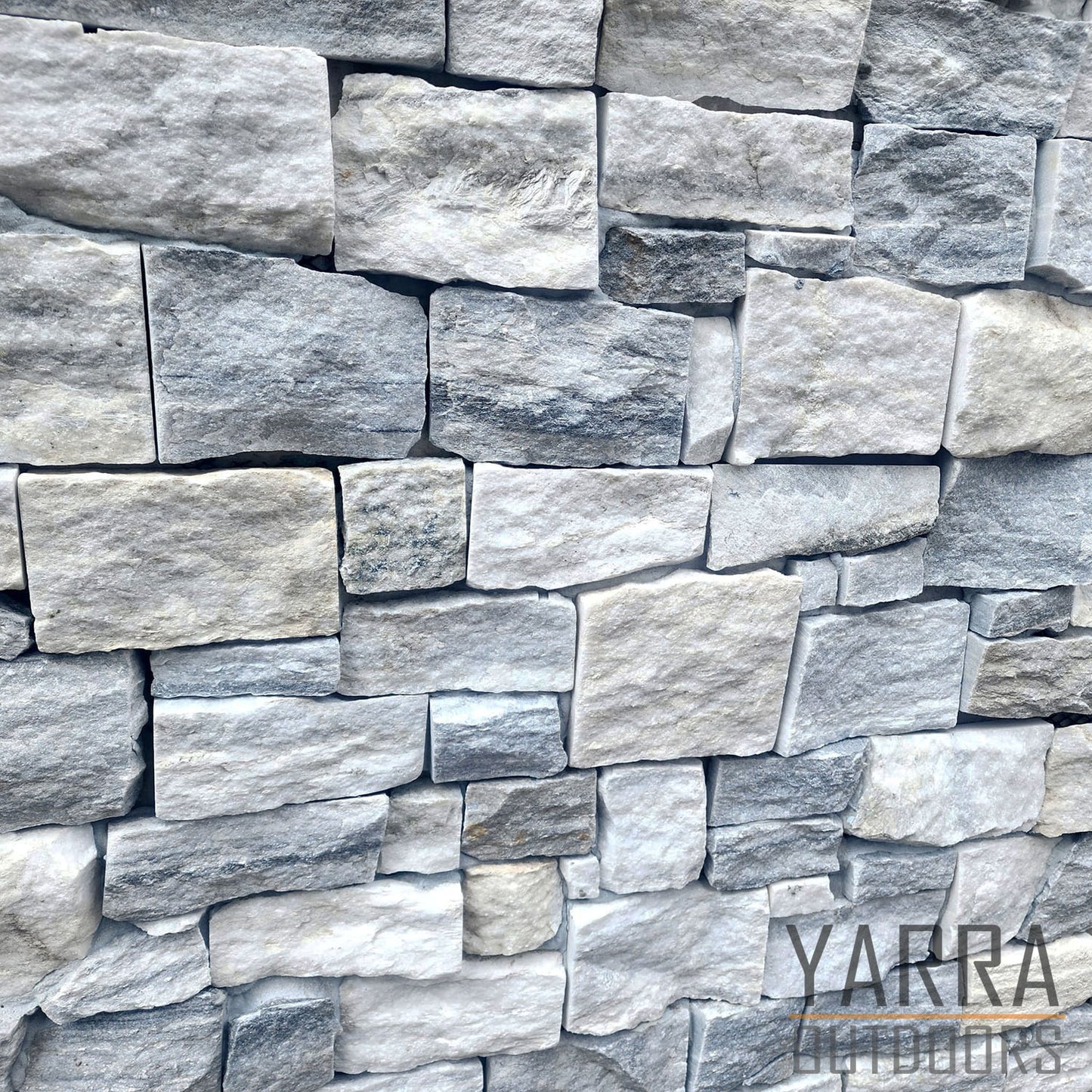 Cloudy White Ledge Stone