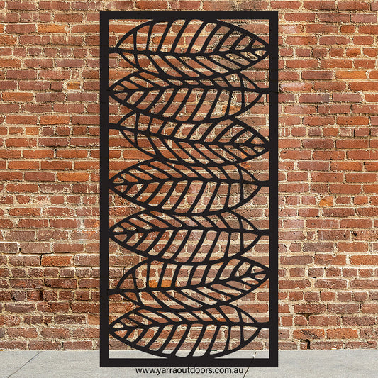 Palm 3 - CORTEN Steel / Powder Coated Decorative Wall Panel