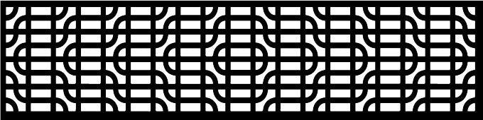 Fence Panels & Pier Infill - Design 1