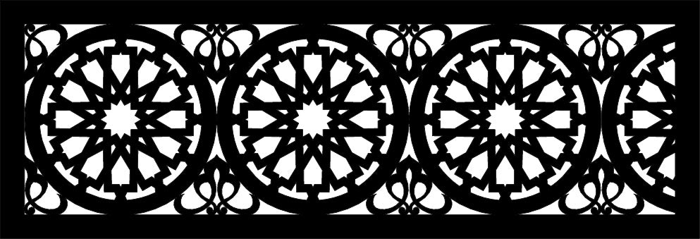 Fence Panels & Pier Infill - Design 17