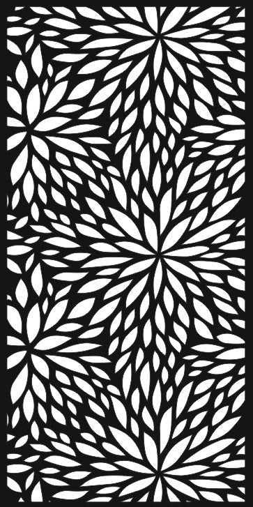 Petals 2 - CORTEN Steel / Powder Coated Decorative Wall Panel