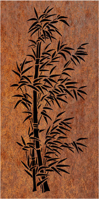 Bamboo - CORTEN Steel / Powder Coated Decorative Wall Panel