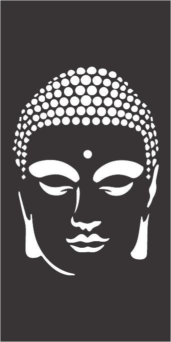 Buddha - CORTEN Steel / Powder Coated Decorative Wall Panel