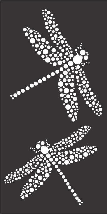 Dragon Fly - CORTEN Steel / Powder Coated Decorative Wall Panel