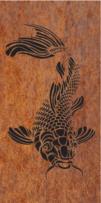 Fish - CORTEN Steel / Powder Coated Decorative Wall Panel
