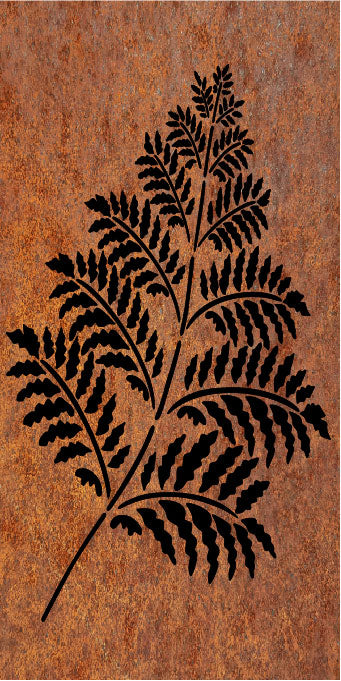 Fern - CORTEN Steel / Powder Coated Decorative Wall Panel