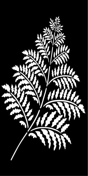 Fern - CORTEN Steel / Powder Coated Decorative Wall Panel