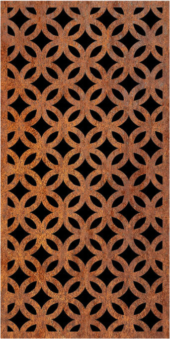 Geometric Star - CORTEN Steel / Powder Coated Decorative Wall Panel