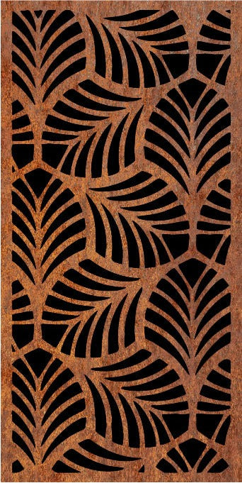 Palm - CORTEN Steel / Powder Coated Decorative Wall Panel