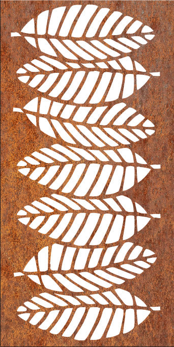 Palm 2 - CORTEN Steel / Powder Coated Decorative Wall Panel
