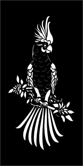 Parrot - CORTEN Steel / Powder Coated Decorative Wall Panel