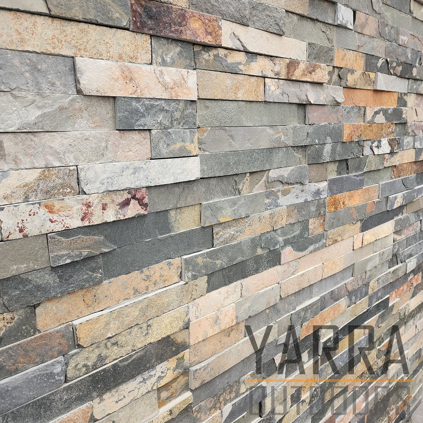 Rusty Charcoal Stack Stone