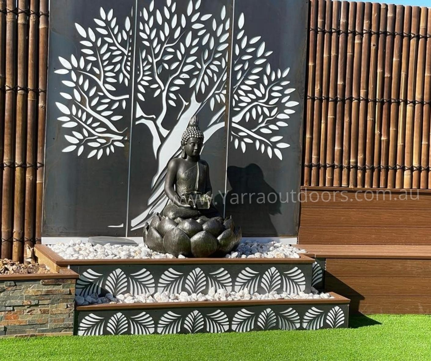 Tree 3 panels - CORTEN Steel / Powder Coated Decorative Wall Panel