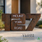 Custom 3D Laser Cut Letterbox – Modern Freestanding House Number Mailbox