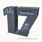 Custom 3D Laser Cut Letterbox – Modern Freestanding House Number Mailbox