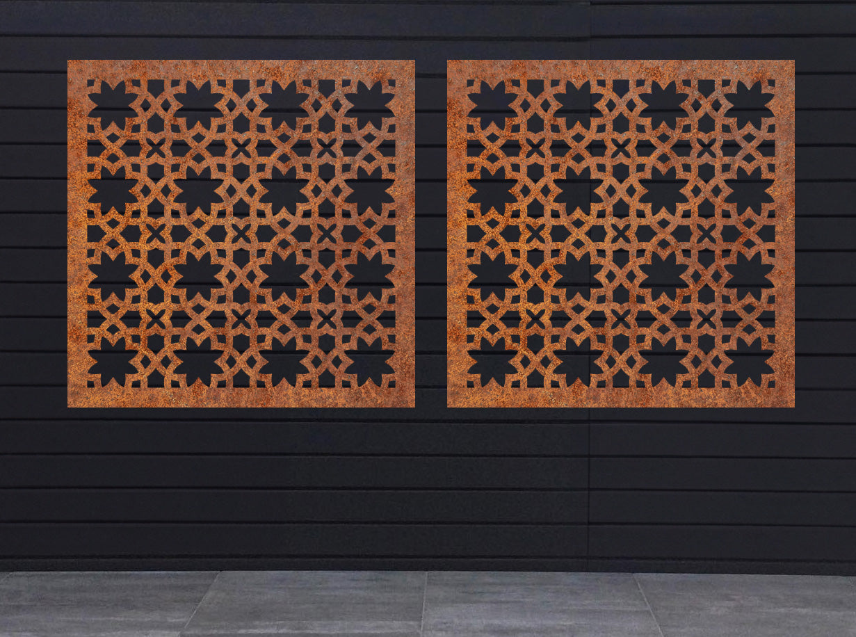 Decorative Panel Layout Square Decorative Panels | Australian-Made Garden & Privacy Screens ...