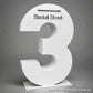 Custom 3D Laser Cut Letterbox – Modern Freestanding House Number Mailbox