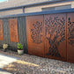 Tree 3 panels - CORTEN Steel / Powder Coated Decorative Wall Panel