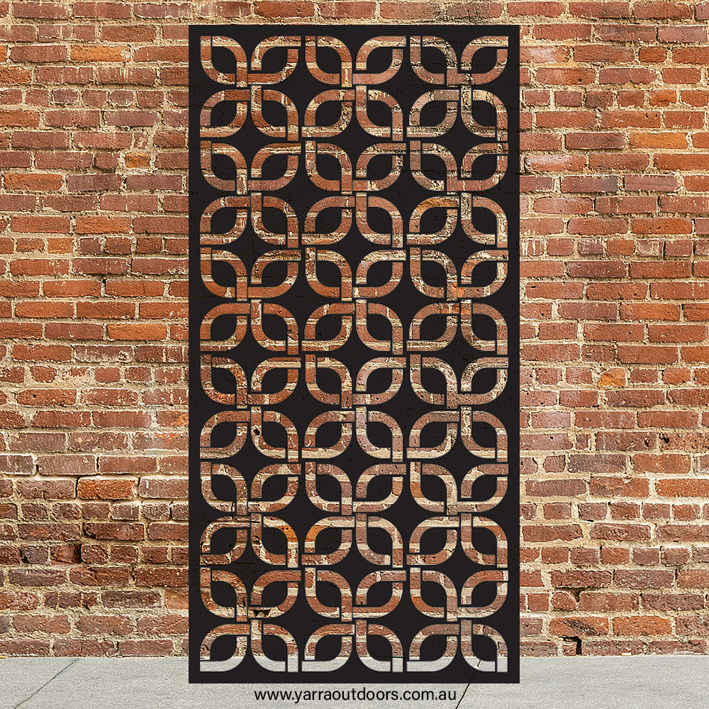 BALI - CORTEN Steel / Powder Coated Decorative Wall Panel
