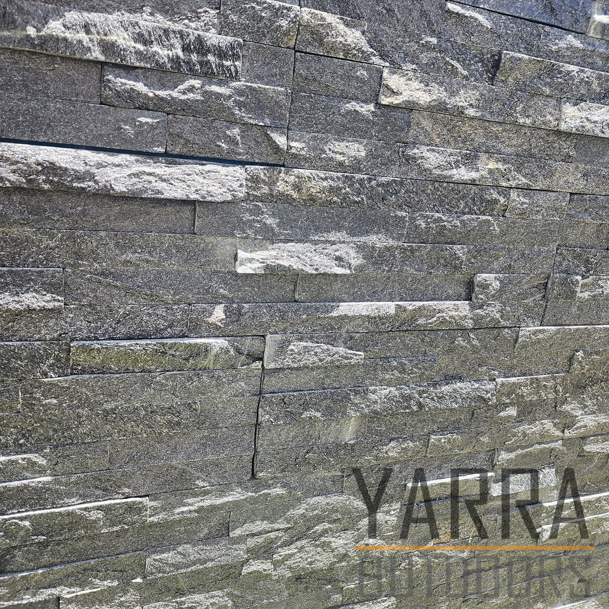 Black Quartz Stack Stone | Natural Stone Cladding Australia – Yarra ...
