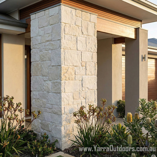 Coastal Ivory Natural stone cladding