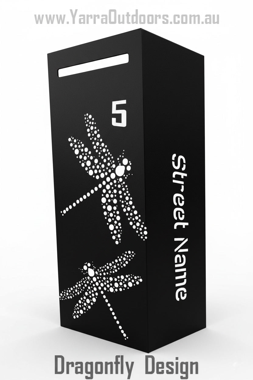 Custom Parcel Letterbox | Laser-Cut Design – 900H x 600W x 300D