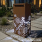 Custom Corten Steel Letterbox | Laser Cut Mailbox 900×400×300 mm